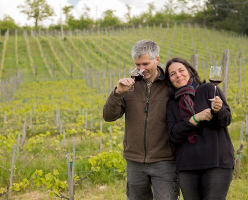 Couple Enjoying Wine